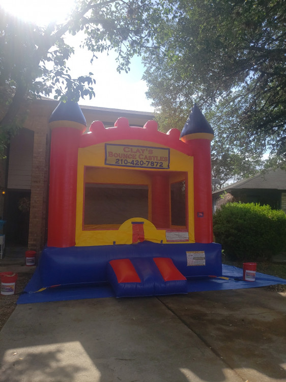 Red & Blue bouncer #1(Contact For Booking)