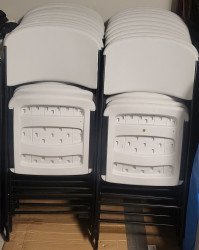 signature white chairs(Contact For Booking)