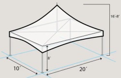 10x20 High Peak tent