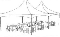 20' x 40' High Peak Frame Tent